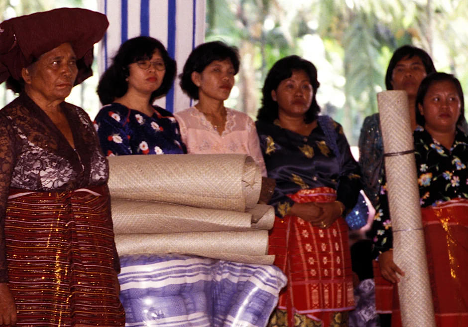 Indigenous Karo Batak people