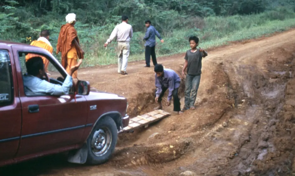 dirt road Cambodia